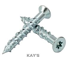 Image of COUNTERSUNK MASONRY SCREWS TORX MULTI FIXINGS CONCRETE BRICK FREE TORX DRIVE BIT