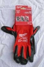 Image of Milwaukee Cut Gloves Level 3 Dipped Resistant Safety Work Protection