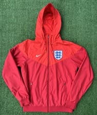 Image of England 2016/17 Authentic Nike Windrunner Jacket *MINT* Condition Small Red