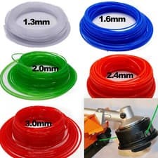 Image of Nylon Strimmer Line Cord Wire 1.3mm 1.6mm 2mm 3mm x 15m Grass Trimmer Universal