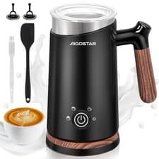 Image of Aigostar Automatic Milk Frother Warmer Electric Milk Steamer Milk