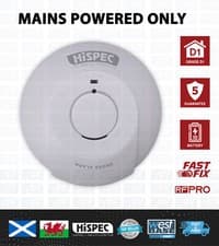 Image of HiSPEC MAINS POWERED Hardwired Wireless Interlink Smoke Alarm HSSA/PE/RF10-PRO