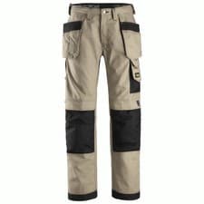 Image of Snickers 3214 Canvas+ Craftsmen Holster Pocket Trousers (W41" Inside Leg 35")