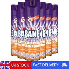 Image of Magic Foam Bathroom Cleaner, Powerful Active Formula, Brilliant Shine,