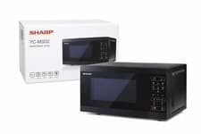 Image of Sharp YC-MS02U-B Digital Microwave Oven 11 Power Levels, 20L, 800W, Black