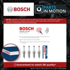 Image of Spark Plugs Set 4x 0242140535 Bosch 12122158165 ZR6SPP302 6746 Quality New