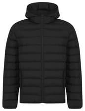 Image of Tokyo Laundry Puffer Jacket Men's Hooded Quilted Padded Warm Winter Coat Plain