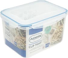 Image of Addis Clip Tight Food Storage Container Large 4.2 Litre Tall Rectangle Airtight