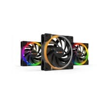 Image of be quiet! Light Wings 120mm ARGB PWM High Speed Fan Pack of 3 Black (BL077)