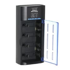Image of Lloytron Battery Charger for AA AAA C D Size 9v PP3 Ni-Mh Rechargeable Batteries