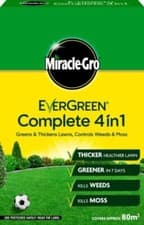 Image of Evergreen Complete 4 in 1 Lawn Food Weed & Moss Control Feed 80m2 - 500m2