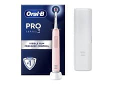 Image of Braun Rechargeable Oral-B Pro 3 3000 3D White Pink Electric Toothbrush
