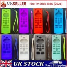 Image of Fire Stick TV Cover Case (3rd Gen) Alexa Remote 2021 Anti Slip Silicone 4k