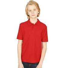 Image of PACK 2 BOYS GIRLS PLAIN POLO SHIRTS UNISEX KIDS SCHOOL T-SHIRT UNIFORM SUMMER PE