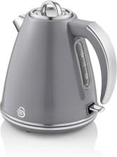 Image of Swan SK19020GRN Retro Jug Kettle, Fast Boil, Easy Pour, 360 Degree Base, 1.5L,