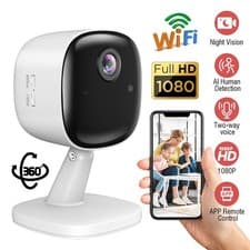 Image of 1080P 2K 3MP Indoor Camera House Security Camera, Wifi Camera, No Monthly Fee UK