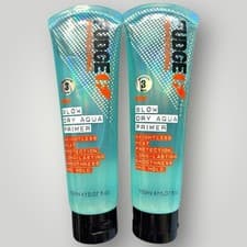 Image of 2 x Fudge Aqua Dry Primer Professional Blow Dry Hair Styling 150mlX2  FREEPOST