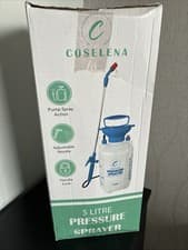 Image of 5 Litre Pressure Sprayer with Adjustable Nozzle for Gardening Cleaning