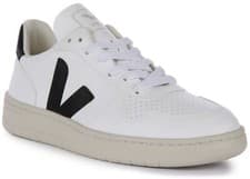 Image of Veja V-10 Cwl Mens Trainer White Black Size UK 3 - 8