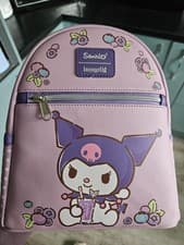 Image of Loungefly Kuromi Blueberries Mini Backpack **IN STOCK NOW**