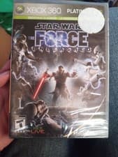 Image of factory sealed 3 video Games star wars the force unleashed