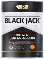 Image of 906 Black Jack Bitumen Roofing Emulsion, Black 5L - 90605