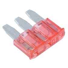 Image of 50 x 10A Micro3 Blade Fuse Auto Automotive Car Van Bike