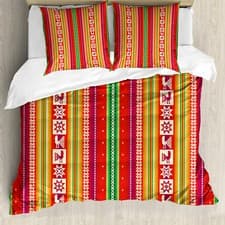 Image of Colorful Duvet Cover American Aztec