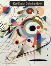 Image of Kandinsky Coloring Book Abstarct coloring pages in the style of W. Kandinsky