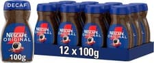 Image of NESCAFÉ Original Decaf Instant Coffee 100g, Rich Aroma, Bold Flavour [Pack of 6]