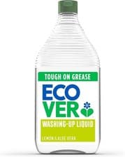 Image of Ecover Washing Up Liquid 950ml Fresh Lemon & Aloe Scent Tough on Grease