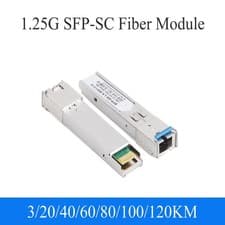 Image of 1Pair Gigabit Fiber SFP Module 1000Mbps SC 1.25G 1310nm/1550nm Single Mode A+B