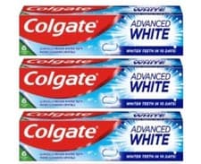 Image of Toothpaste COLGATE Advanced White 125ml - Pack of 3