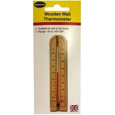 Image of Brannan Wooden Wall Thermometer 150mm