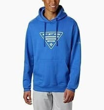 Image of Columbia PFG Mens Fleece Hoodie Blue