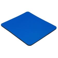 Image of 5 Star Office Mouse Mat with 6mm Rubber Sponge Backing W248xD220mm Blue