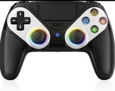 Image of Wireless Controller For Sony PS5 DualSense PlayStation 5 LED RGB Gamepad - Black