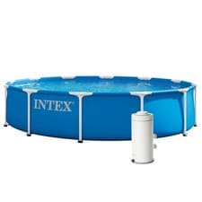 Image of Intex 26702ND 305x76cm Round Metal Frame Pool with 1250Lh Pump