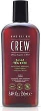 Image of American Crew 3-in-1 Shampoo, Conditioner & Body Wash Tea Tree 250ml