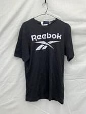 Image of Reebok Vector Logo T-shirt Black - Medium NWT