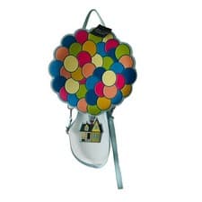 Image of Loungefly Disney Pixar UP Carl Balloon House Mini Backpack Bag BNWT