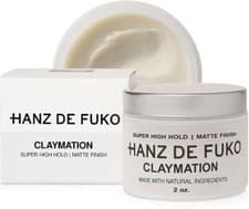 Image of Hanz de Fuko Claymation - Premium Mens Hair Styling Clay with Matte Finish - Cr