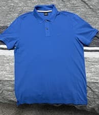 Image of BOSS Pallas Polo T Shirt Blue Male - Small, Brand new 