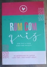 Image of Rom Com Quiz Cards Trivia 50 Questions To Make You Laugh (for adults) New Sealed