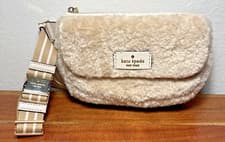 Image of Kate Spade Rosie Faux Shearling Belt Bag Fanny Pack KE711