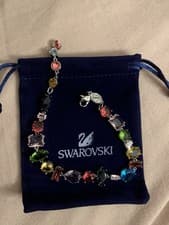 Image of Swarovski Gema Multcolour mixed cuts crystals bracelet