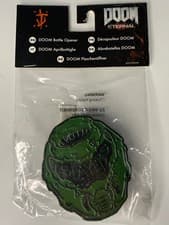 Image of Doom Eternal Slayer Metal Bottle Opener Fridge Magnet By Numskull Official Merch