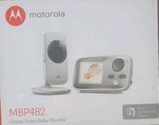 Image of MOTOROLA MBP482 Digital Video Baby Monitor,2.4-Inch Diagonal Colour Screen