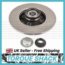 Image of Pagid Rear Brake Disc Peugeot 307 / Citroen C4 2000-2011 OEM 424934 Rear Axle