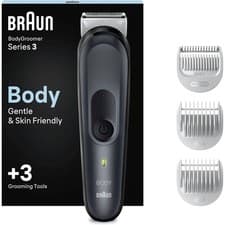 Image of Braun Body Groomer 3 BG3350, Waterproof Men’s Manscaping Tool, Rechargeable -New